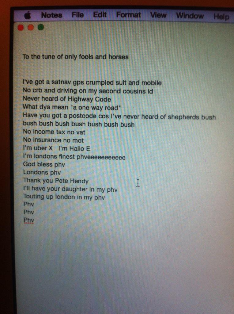 spennywiz's tweet image. @LondonTaxiRadio here's another one for you