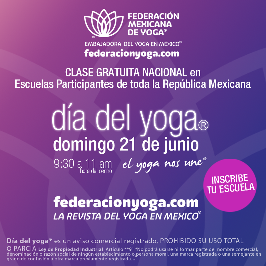 Este domingo #DIADELYOGA asiste gratis a #escuelasdeyoga <a href="/federacionyoga/">FEDERACIÓN MEXICANA DE YOGA®</a> <a href="/REFORMACOM/">REFORMACOM</a> <a href="/comudegdl/">Comude Guadalajara</a> <a href="/maspormas/">noticias</a>
