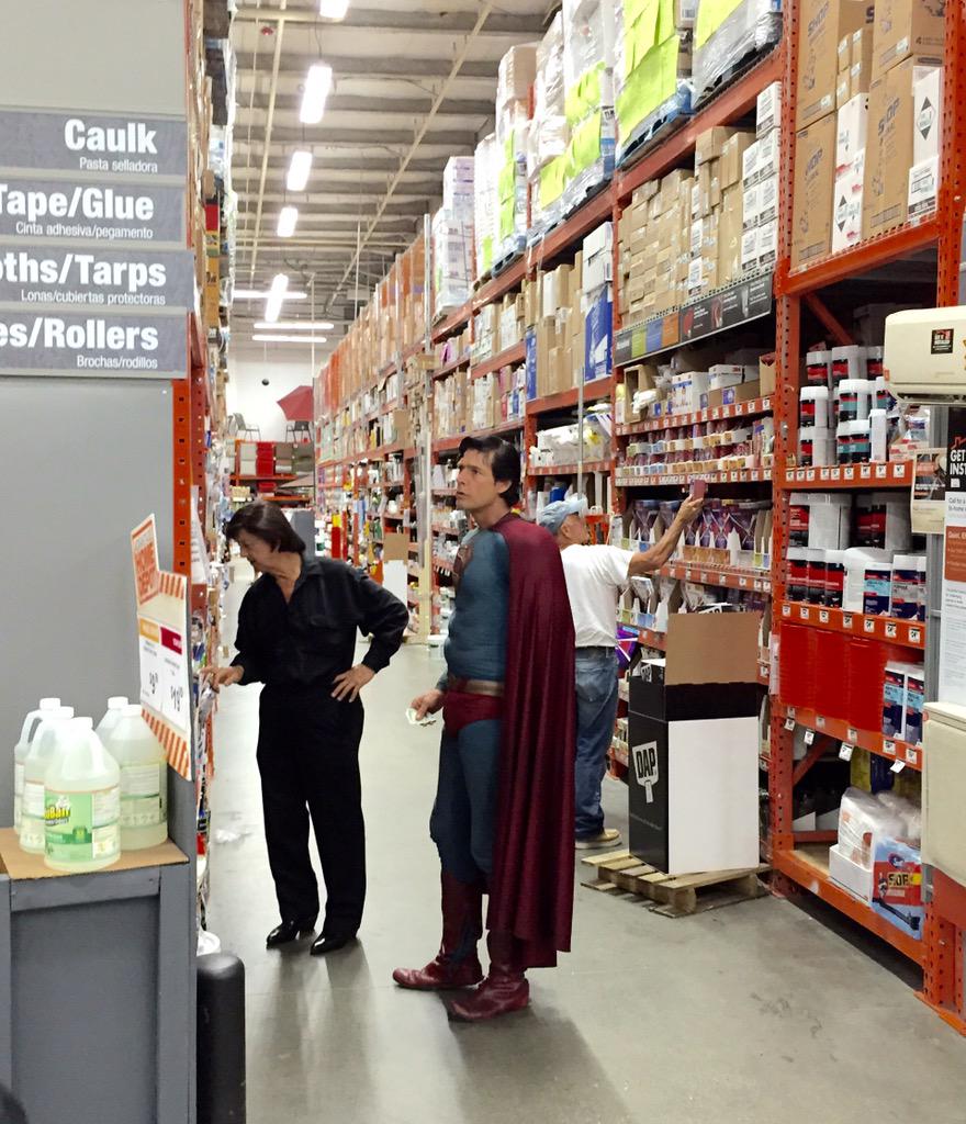 Martyn LeNoble on Twitter: "Superman was shopping for caulk today ...