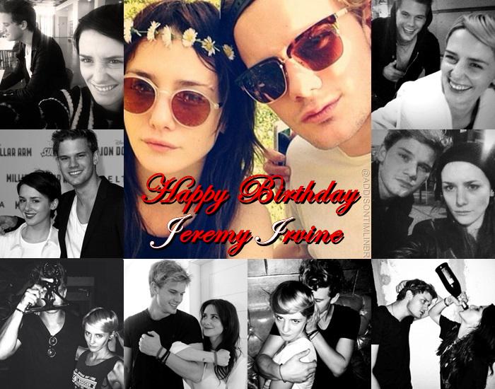 Happy Birthday, Jeremy Irvine    Que essa amizade entre você e a dure para sempre 