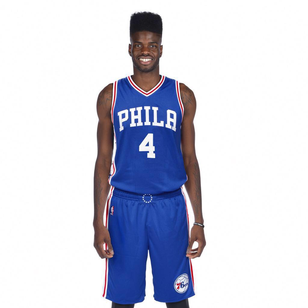 brycejdesigns's tweet image. Thoughts on the @Sixers new jerseys?