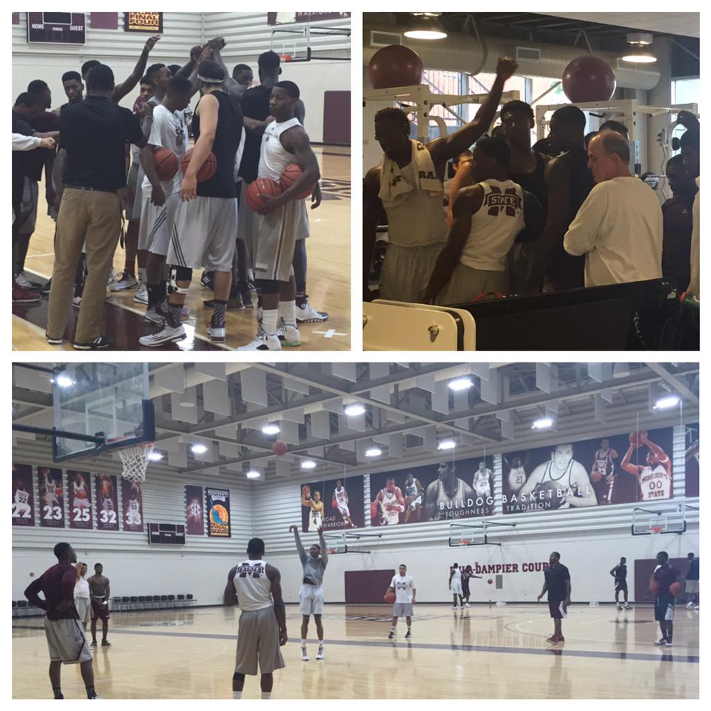 Another day on the grind, another day getting better. #HailState