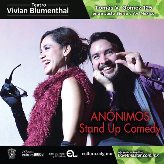 Este viernes hay #StandUpComedy en el teatro Vivian Blumenthal. Entrada: $111.5 en Ticket Master.