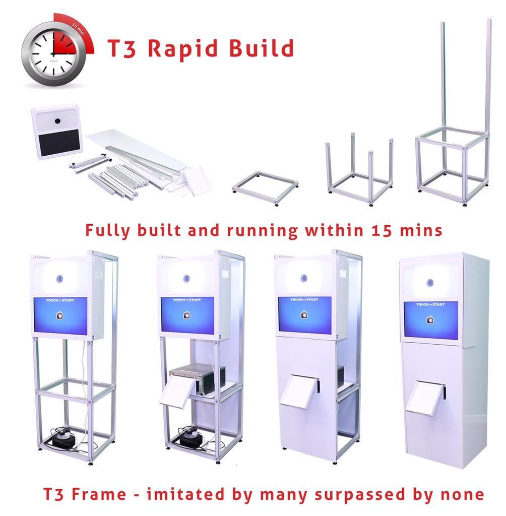 Featuring our new compact plug and play selfie pod. #photobooths #selfiepods #weddings #proms #events
