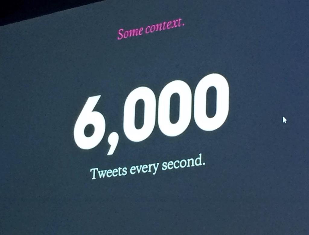ednarvaezart's tweet photo. "Data: Everything talking to everything" talk by @jeffrsmall of #HugeATL at #DSD15 #smartcars #oilwells #6000tweets http://t.co/fGN2xQ2JI2