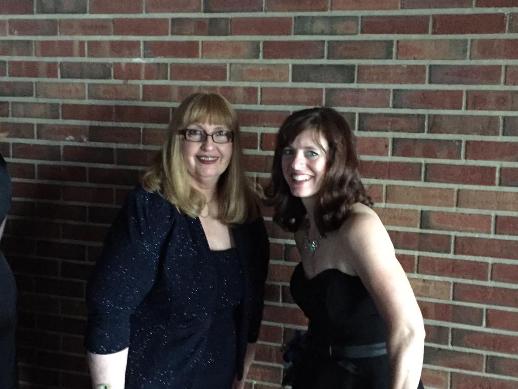 ssmithAMC's tweet photo. Sheri Jacobs & Kay Granath about to receive @AssocForum John C. Thiel Award @chicagogirl27 @Connect2AMC #ffwd15 http://t.co/3OvZNp3APh