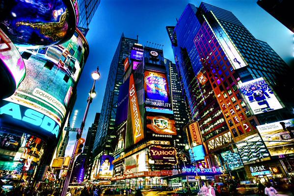 Times Square at night is so beautiful 😍