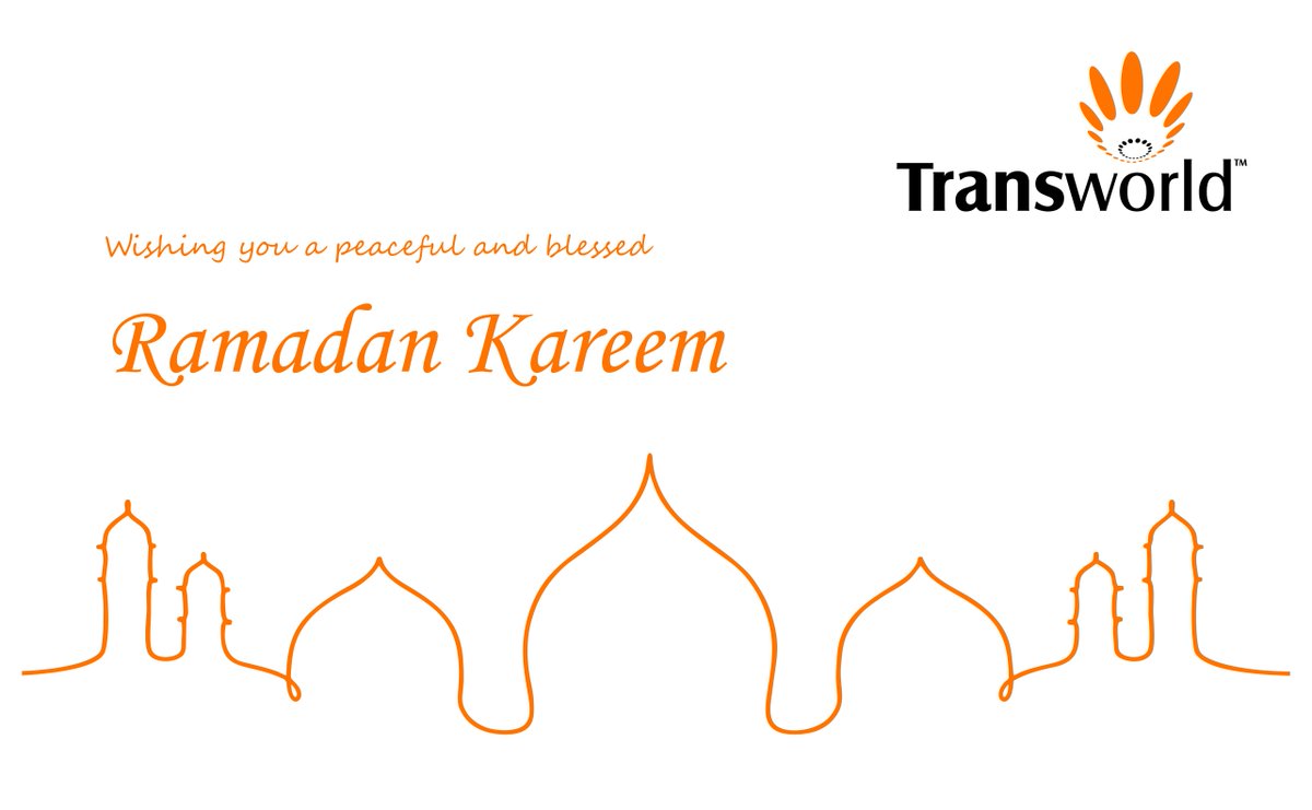 Transworld6's tweet photo. Transworld wishes its esteemed customers, employees and partners a very blessed Holy Month of Ramadan. http://t.co/9ef1N71ukn