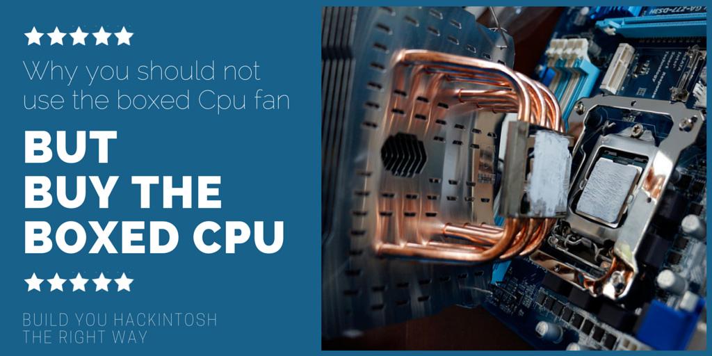 HackintosHard's tweet image. Why you should not use the boxed Cpu fan but buy the boxed Cpu for your #hackintosh buff.ly/1d4tG9i
