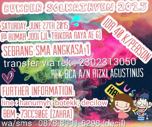 SOLKAIRVEN's tweet photo. dtg yaa!! @Piikiimen @akbardramon @Furqancesc @geanaras @minsolee @galihfebri @TikoBerlin @HadyWN @haykaljanuar http://t.co/Pe4TmJ4XhZ