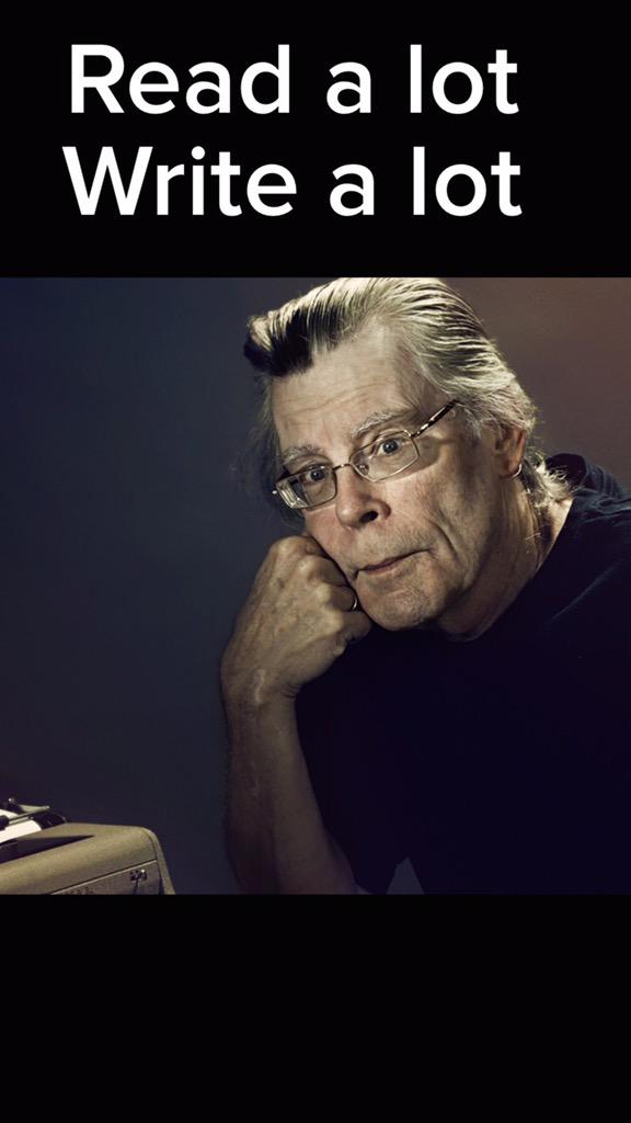 outendesigns's tweet photo. @StephenKing a paraphrase of the wisest words ever spoken, you're the best Stephen King. http://t.co/A1tNtknGsd