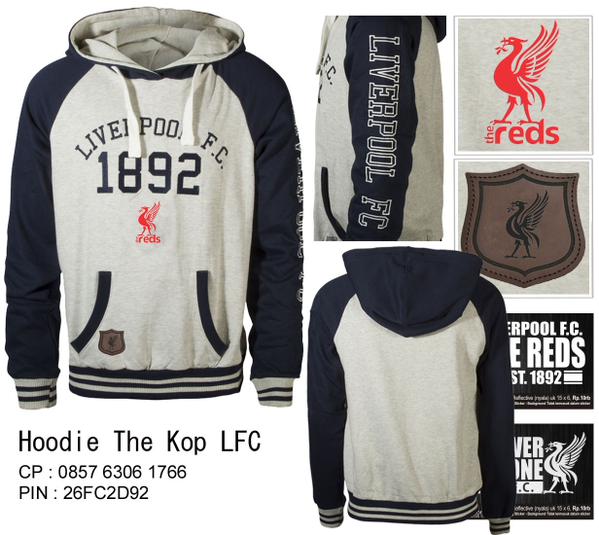 #BestSeller "Hoodie THE KOP LFC" Bhan Fleece Cotton, Bisa DP, Harga 170rb, Promo. CP 085763061766. Pin 26FC2D92