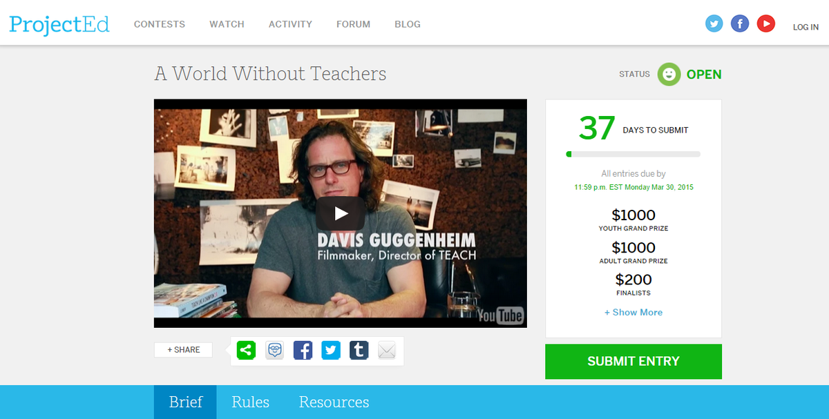 We're thrilled that <a href="/CommonSense/">Common Sense Media</a> <a href="/Graphite/">Graphite</a> has given <a href="/ProjectEdVideos/">Project Ed</a> a 4-star rating ow.ly/ObOmn