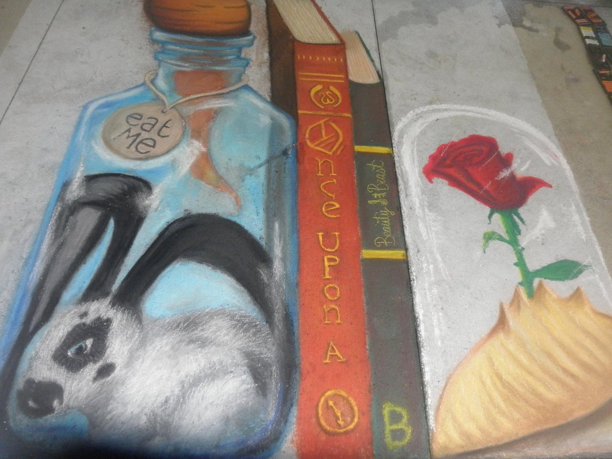 B_visualdesign's tweet image. Chalked it up last weekend at the Cbus arts fest.