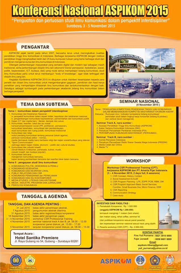 Yuk ikut konferensi nasional Komunikasi <a href="/pekankomunikasi/">Pekan Komunikasi UI</a> <a href="/commcreation/">CommCreation</a> <a href="/comm_awards/">Communication Awards</a> <a href="/commpressumn/">COMMPRESS UMN</a> <a href="/PRclubUMM/">PR Club</a> dkk