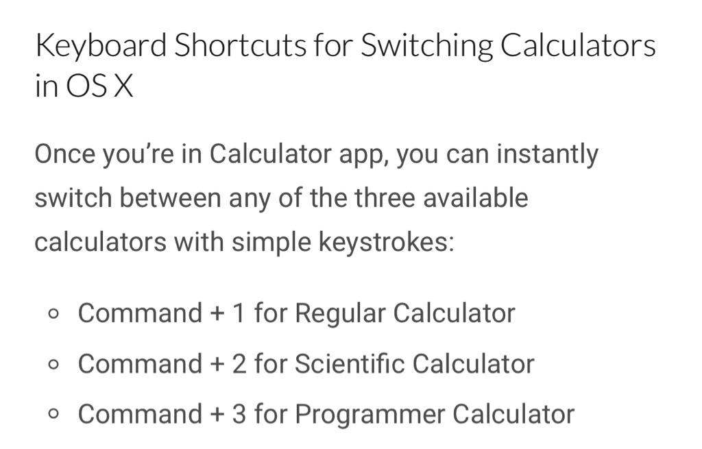 JoonAnil's tweet image. #MacTip - Access the Scientific Calculator &amp;amp; Programmer Calculator in Mac OS. #Macbook #OSX #macbookair #Tech