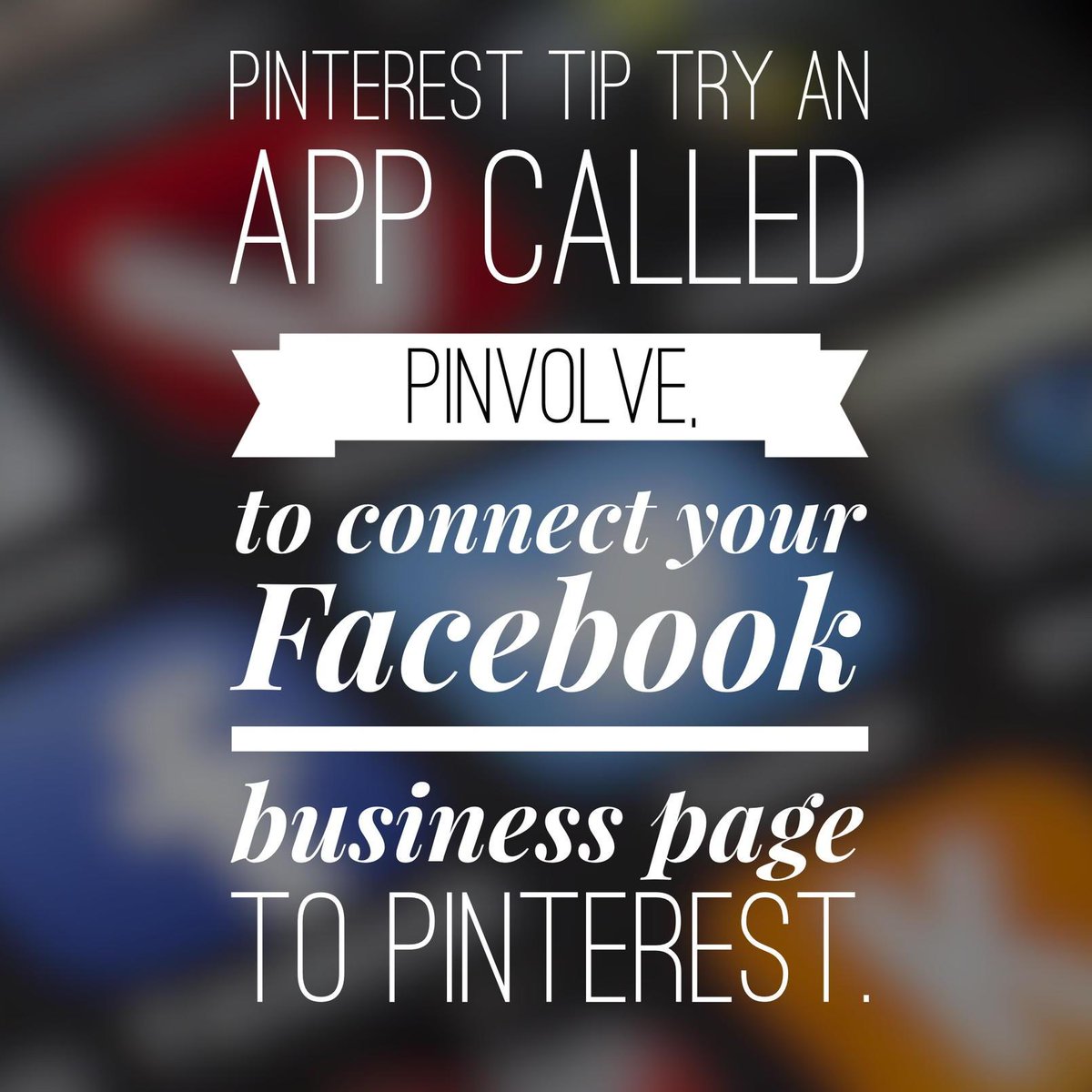 JuliaDoherty's tweet image. Have you tried Pinvolve yet? It's a neat little Pinterst tool for Facebook!