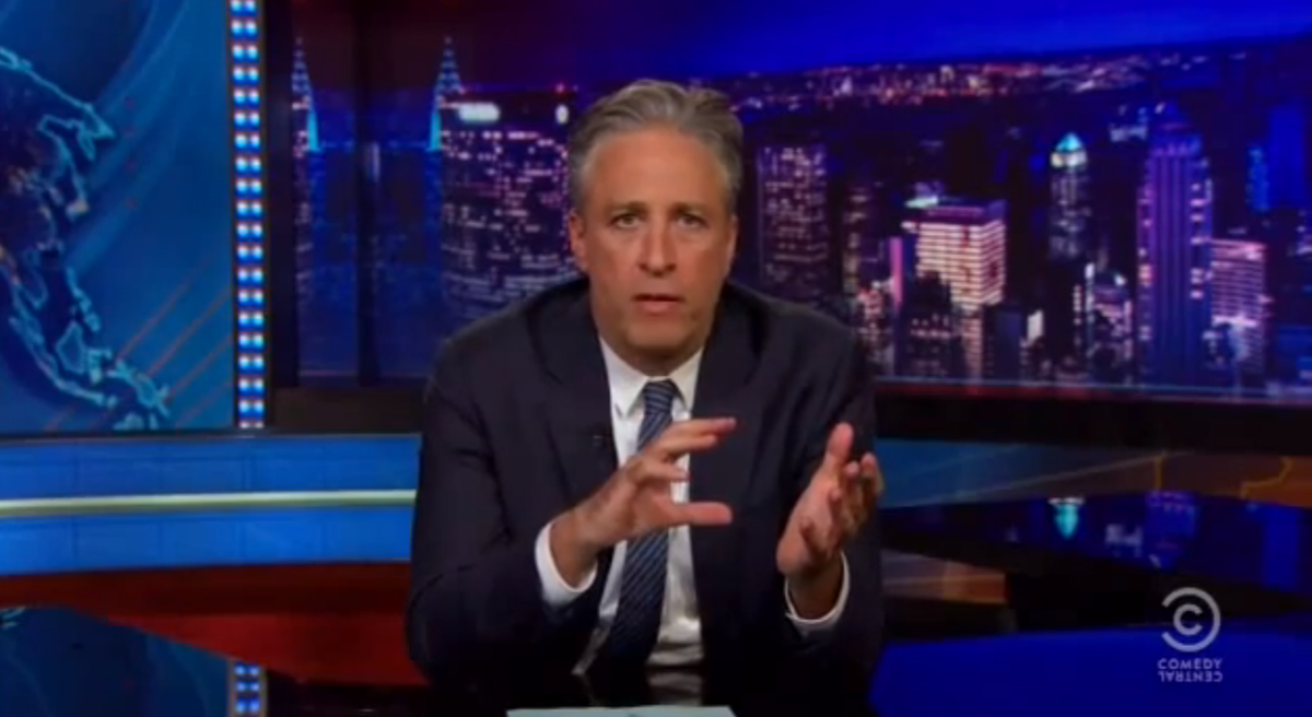 Jon Stewart on South Carolina shooting: "This is a terrorist attack" (VIDEO) variety.com/2015/tv/news/j…