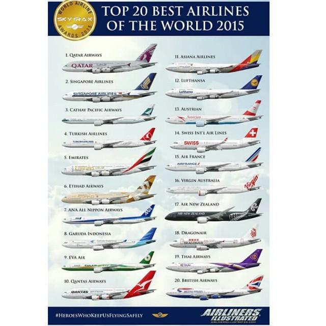 DeltaBravo33's tweet photo. Instagram : by pilotmadness - The best airlines of the world 2015 - Top 20 list From Paris Airshow Ceremony on Tues… http://t.co/duqfbiSSQW