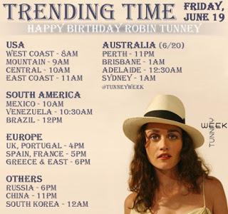  Fans,we\re trending Happy Birthday Robin Tunney @ 11am EST.Please schedule some messages if u can thanks! 
