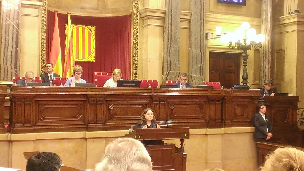 titonlailla's tweet photo. "Com estàs?" 1 pregunta tan simple diu tantes coses! Gran defensa d @begonyamontalba dl model sanitari @CiUParlament http://t.co/ldiw6gPpSR