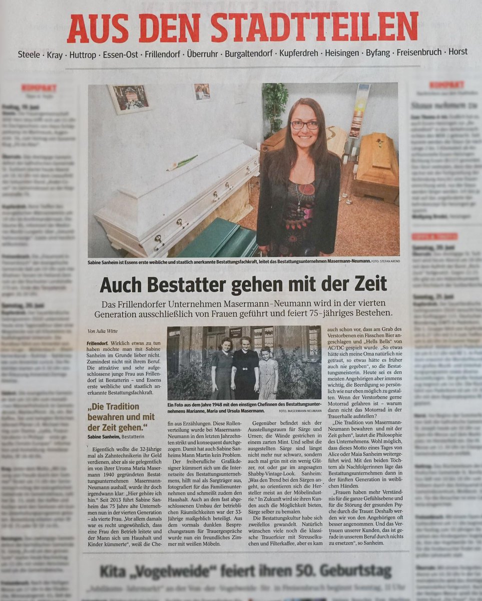 Aus der WAZ vom 19.6.2015