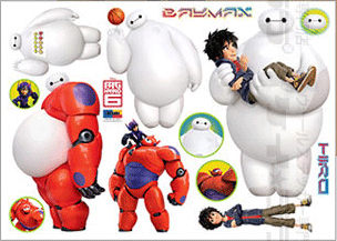 ディズニー ウォールステッカー ベイマックス ver.1 （ゆうメール送料