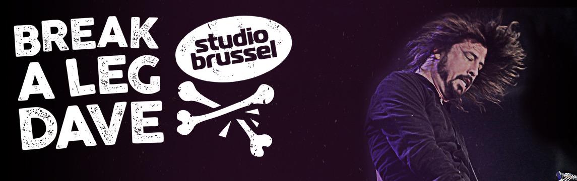 stubru's tweet image. Show some love en teken de gips van Dave Grohl! breakalegdave.com #breakalegdave