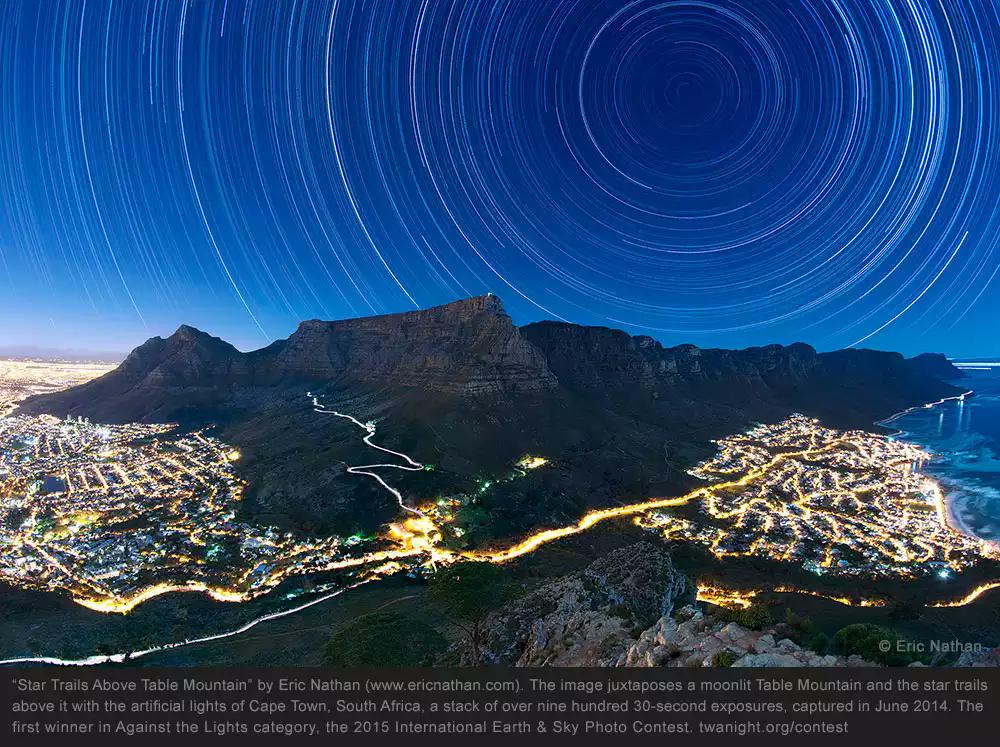 Winning photo of the 2015 International Sky Photo Competition - Cape Town