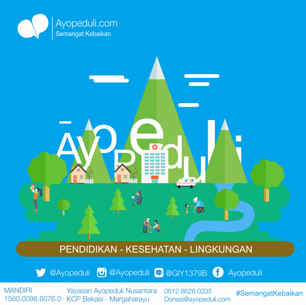 ayopeduli's tweet photo. dukung 3 kategori aksi yg ada di http://t.co/uKzAwGBv9a ,sebarkan semangat kebaikan http://t.co/7EY86Rz3oX