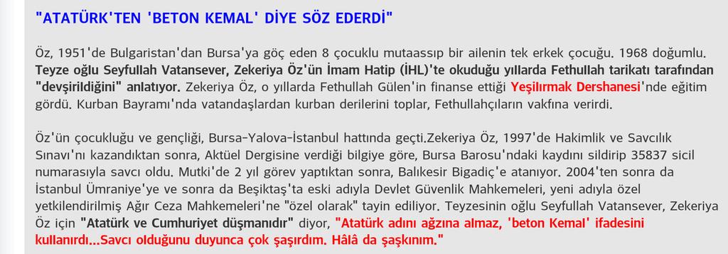 yvzayd's tweet photo. Sedat PEKER'in "rüşvetçilerle 
muhatap olmam" dediği Paralelin kurmaylarından zekeriya öz, bakın başka neler yapmış. http://t.co/piVsK1yzWm