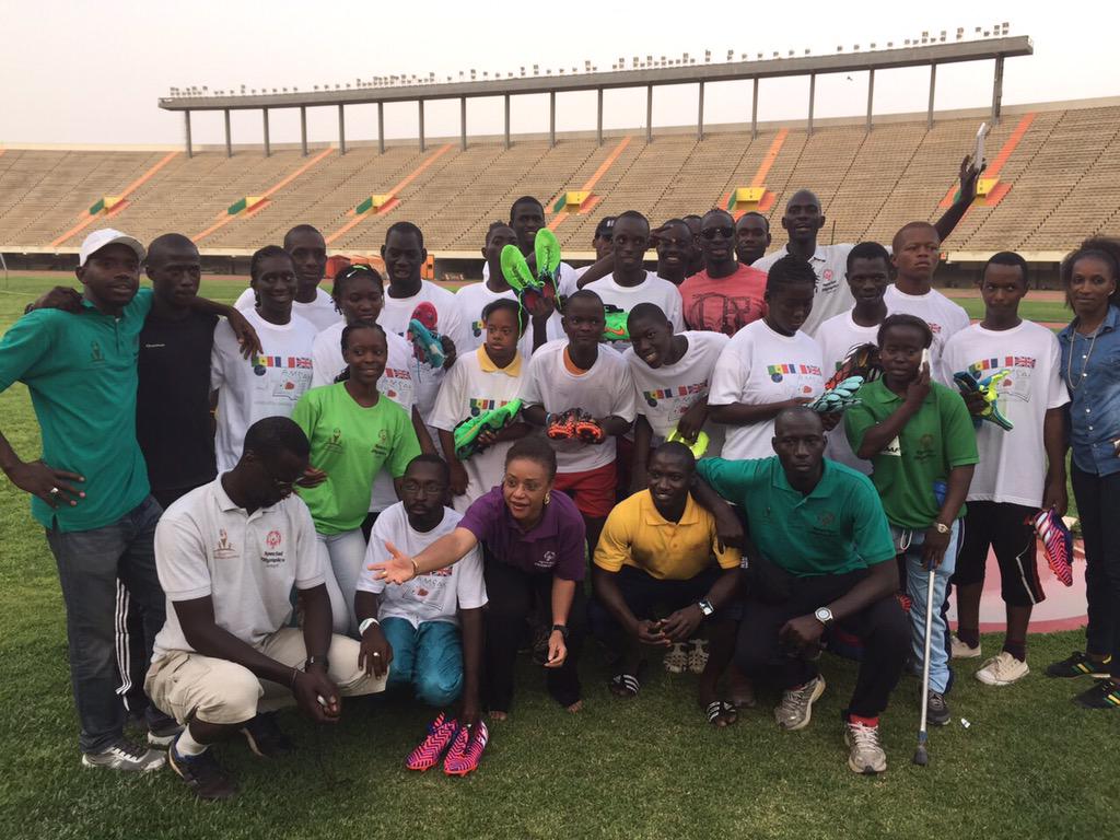 amsaknet's tweet photo. En direct du Sénégal, Journée avec les enfants de l'association Spécial Olympics #AMSAK http://t.co/OPrEUp25Sd