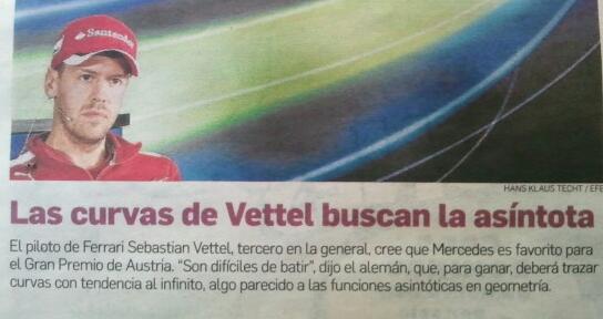 iesfsavater's tweet photo. Matemáticas en la F1 http://t.co/592O5skUIt