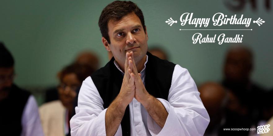 We wish Rahul Gandhi a very Happy Birthday. 