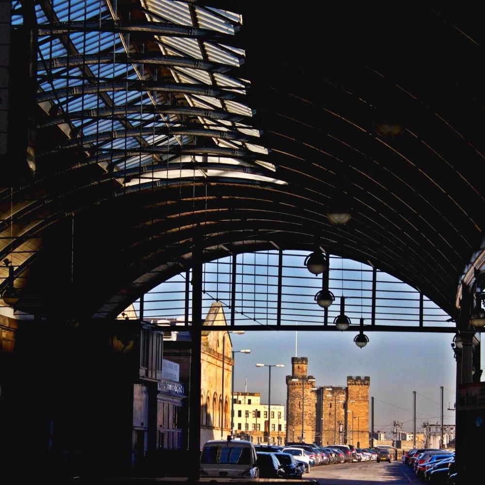 SeeNewcastleUK's tweet photo. Things you may have missed at Central Station. 9) View of Castle Keep #nefollowers http://t.co/LF4bAa1AZd