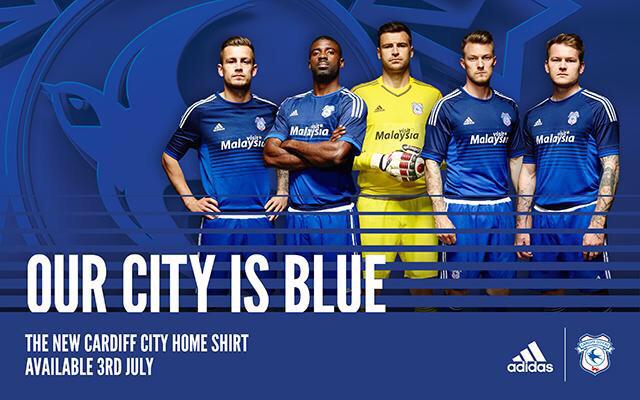 One word for <a href="/CardiffCityFC/">Cardiff City FC</a>'s new kit....stunning!