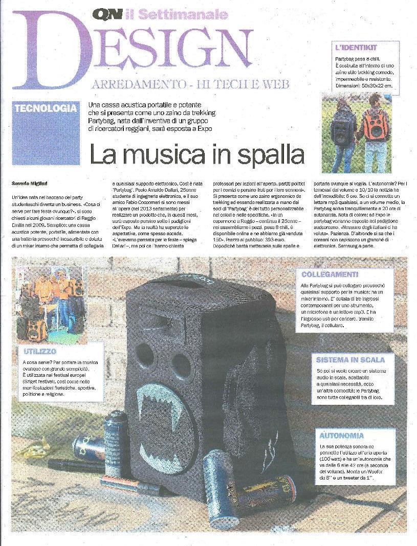 Ricordate i ragazzi <a href="/partybagsound/">Partybag</a> che ci hanno dato mano per #NotteBiancaFirenze? <a href="/qn_lanazione/">La Nazione</a> li ha omaggiati così