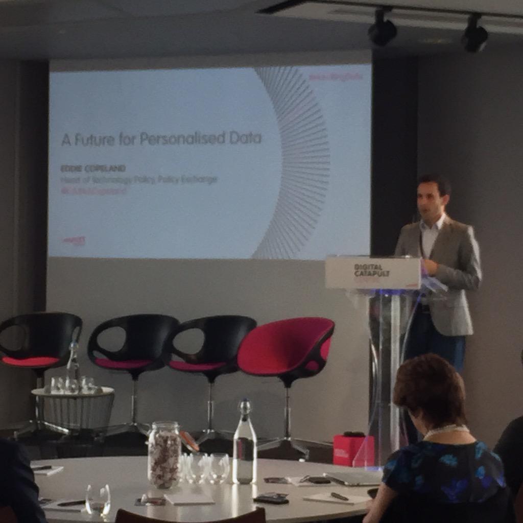 DigiCatapult's tweet image. Brilliant #handlingdata talk by @EddieACopeland! #DigitalCatapult