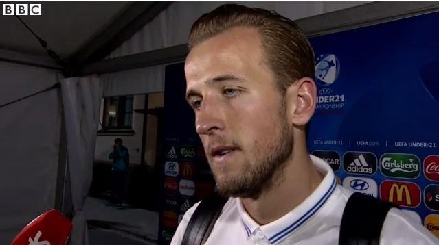 "Gutted."

Watch Harry Kane's reaction to England's U21 Euro defeat: 

bbc.in/1TA1MUq