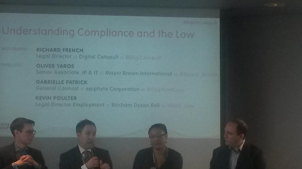hfalaki's tweet image. Personal Data &amp;amp; compliance
#HandlingData panel discussion in #LDNTechWeek @DigiCatapult