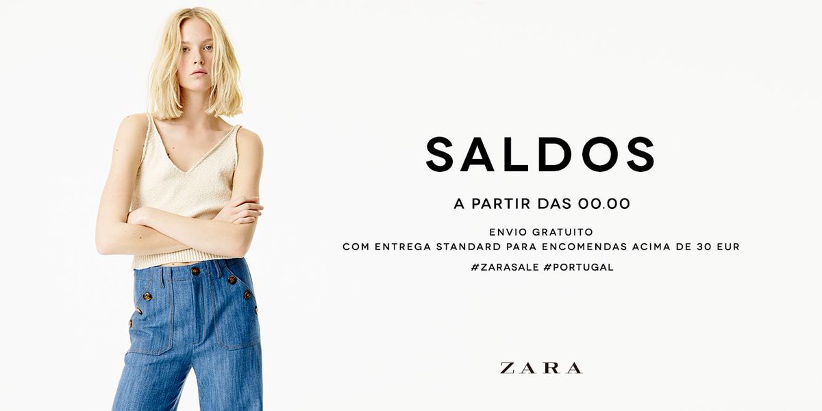 ZARA on X: PORTUGAL Esta noite às 00h00 começam os saldos em http