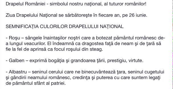 #România #ZiuaDrapelului // sursă: Ministerul Apărării Naționale -România