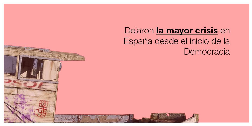 ppopular's tweet photo. El cambio que no esperan los ciudadanos es volver a las políticas del PSOE que destruyeron 3,5 millones de #empleos http://t.co/YrK3aMDm1F