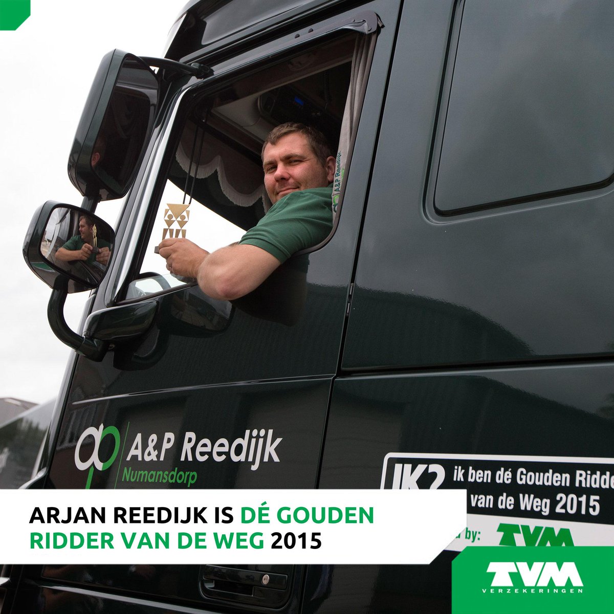 riddersvandeweg's tweet photo. Ingevroren championmest omkoppelen? Nee, Arjan is dé Gouden Ridder van de Weg 2015! http://t.co/N4qS8dvMu1 #TVM #RvdW http://t.co/pcl2WRA96o