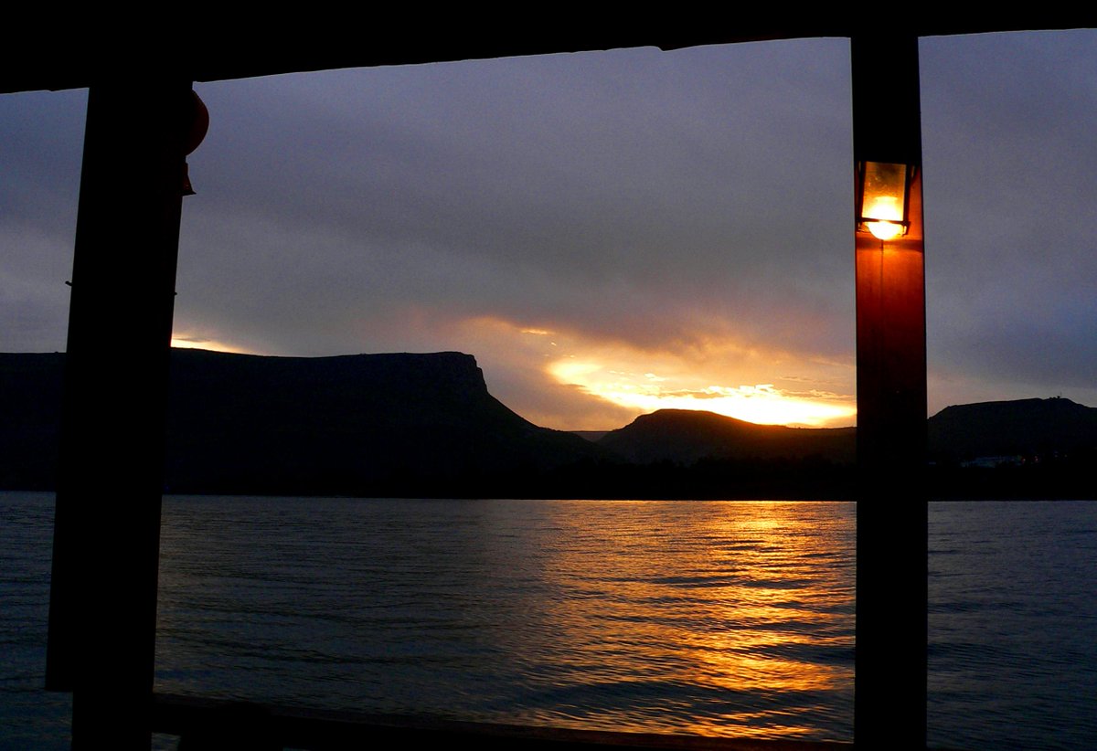 PastorKerryW's tweet photo. 2/2 Sea of Galilee sunset boat ride. #HappyFathersDay with Jesus, Dad. #CaptBilly has crossed over. #My #LT http://t.co/9OeBt7b1M5