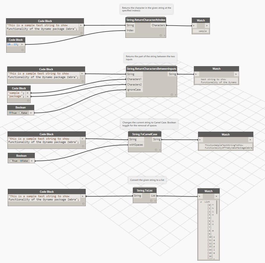 MarkThorley1's tweet image. Just released #Zebra for @DynamoBIM to extend the functionality of strings 35+ nodes #packagemanager