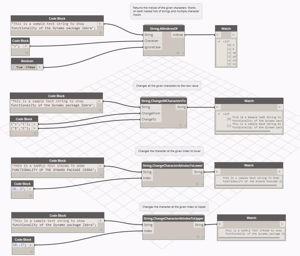 MarkThorley1's tweet image. Just released #Zebra for @DynamoBIM to extend the functionality of strings 35+ nodes #packagemanager