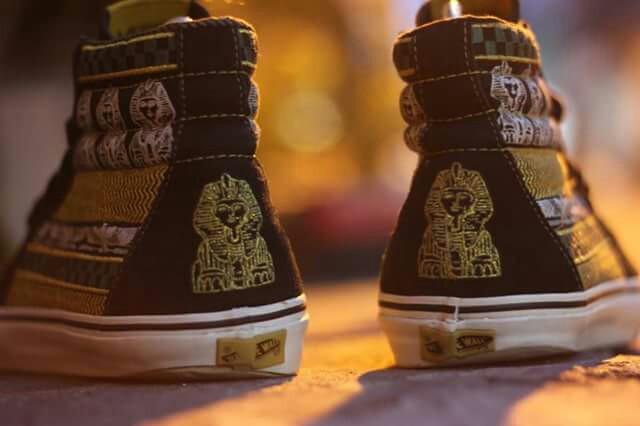 vans sk8 hi egyptian warrior