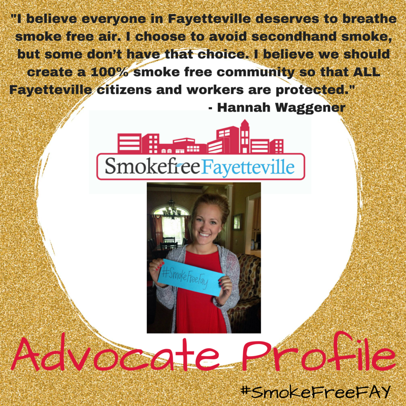 SmokeFreeFAY's tweet photo. Meet SmokeFree Fayetteville supporter: Hannah W. @cutiebananaaa Please RT   #SmokeFreeFAY #ARHeart @YouretheCureAR http://t.co/6vxzupt4pt