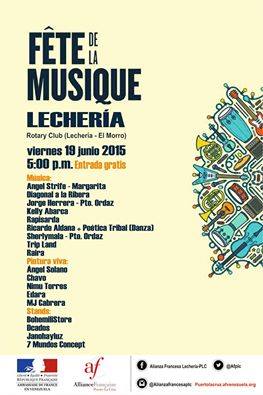 #OrienteActivo La Féte de la Musique en Anzoátegui será celebrada por la Alianza Francesa Lecheria-Plc